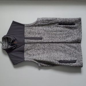 George Full Zip Gorpcore Color Block Gray Outdoor Sporty Camping Sweater Vest